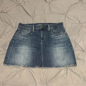 Signature by Levi Strauss Blue Denim Mini Skirt
